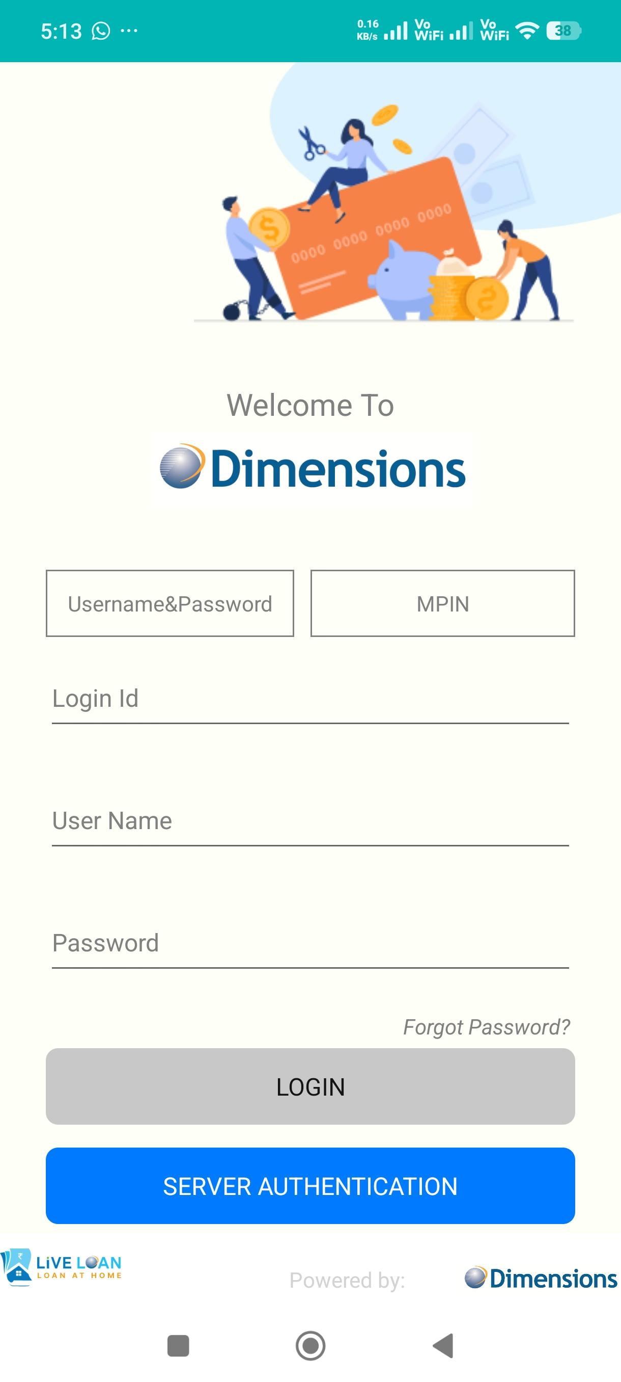 Agent sign-in and secure authentication — Dimensions software
